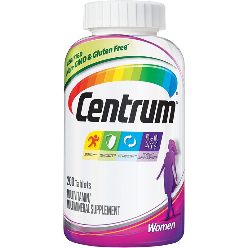 Centrum Multivitamin & Multimineral Suplemen untuk Wanita 200 Tablets