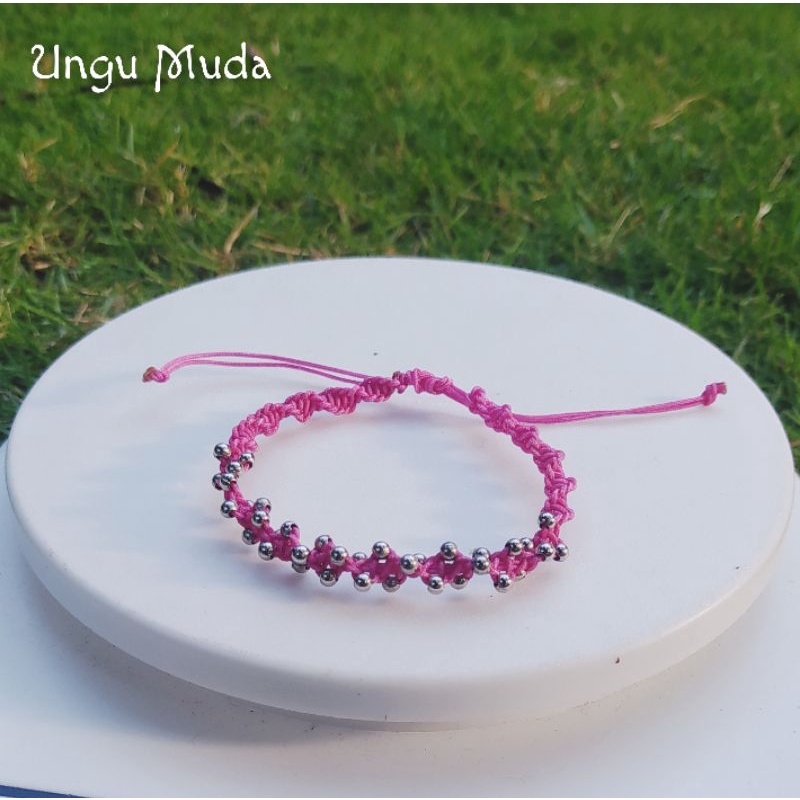 Gelang Premium Rajut Mutiara Anti Air