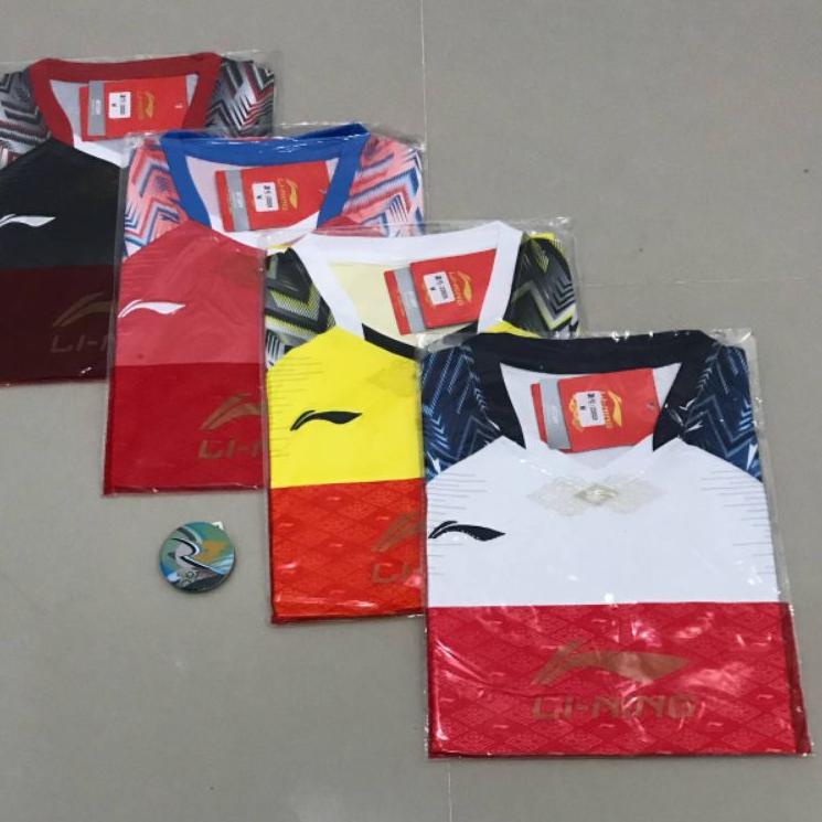 Serbuuuu.. L2202KAOS BADMINTON LINING IMPORT JOJO KAOS BULUTANGKIS KAOS TENIS MEJA KAOS PINGPONG KAO