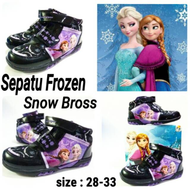 Sepatu sekolah anak wanita frozen snow bross terbaru sepatu sekolah anak wanita termurah