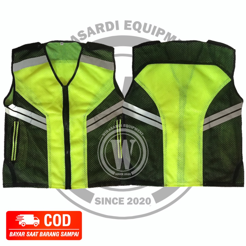 ROMPI JARING SECURITY,SATPAM,SAFETY,TAURING Rompi SECURITY vest POLISI/DISHUB/terlaris terbaru Bisa COD