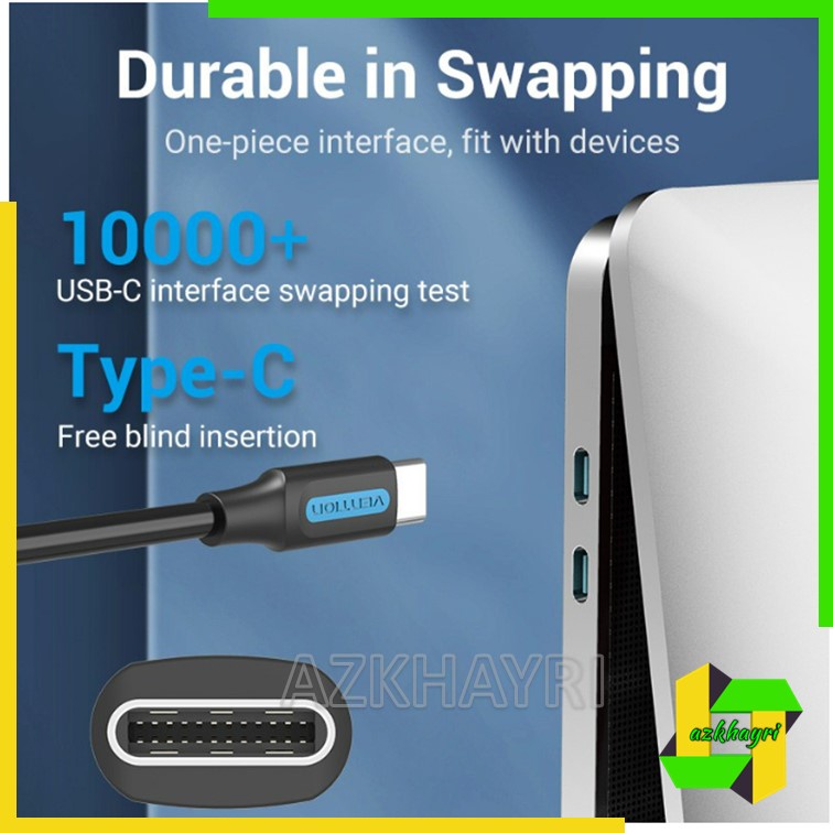 Vention USB C to USB-C Type C to Type-C male PD Fast charging Cable Kabel