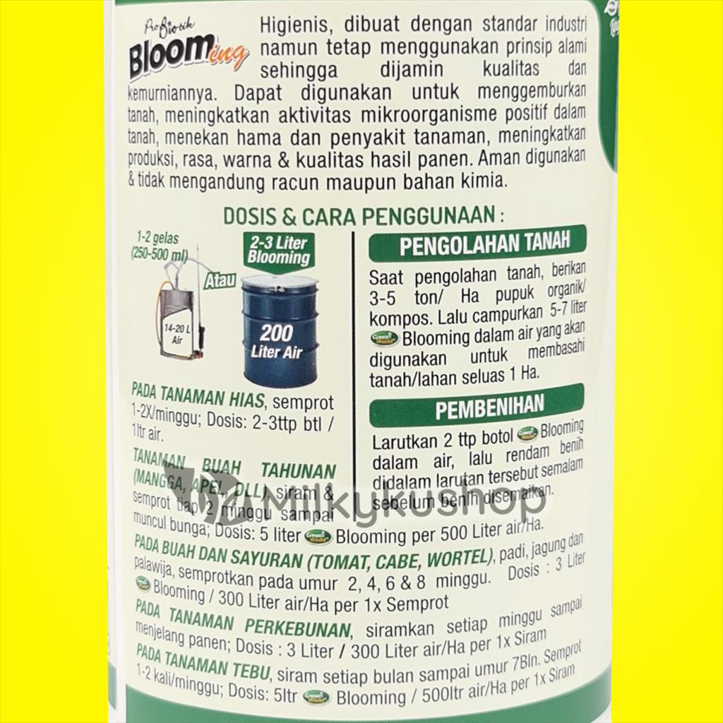 PROBIOTIK FOR BLOOMING 500 ML GREEN WORLD PUPUK CAIR HAYATI