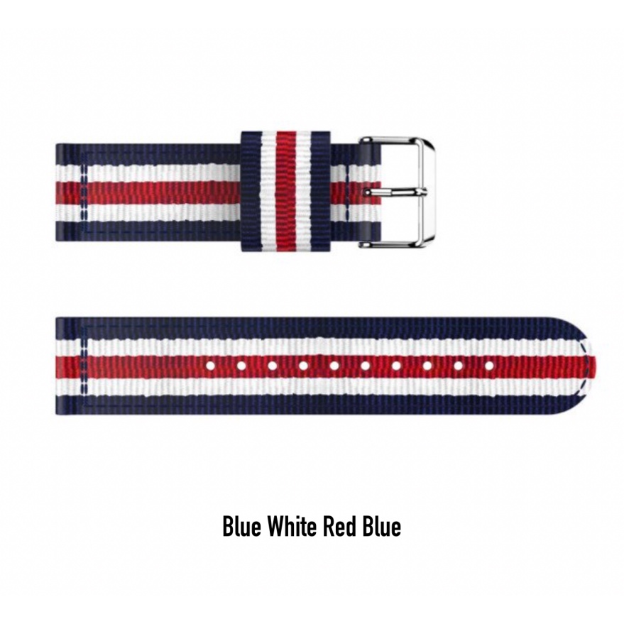 Tali Jam 22mm Watch Strap TicWatch Pro 1 2 3 E2 S2 - Nylon 3 Baris