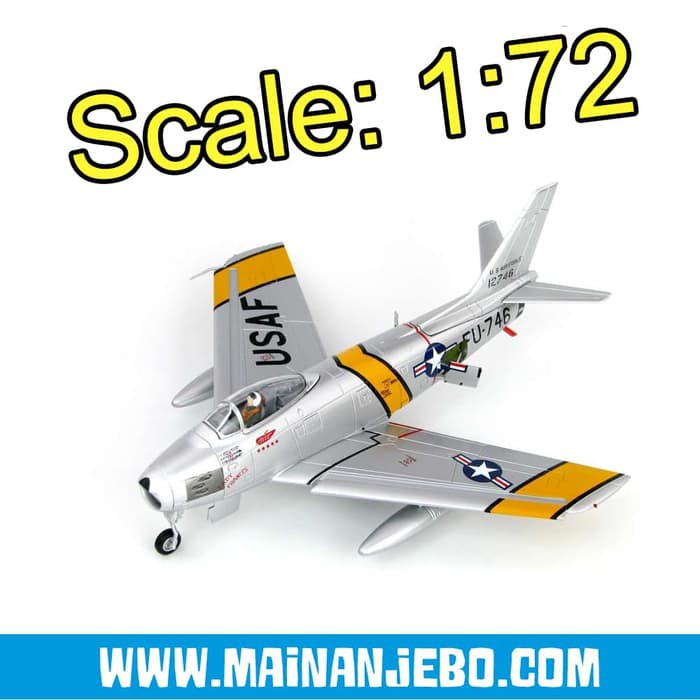Diecast Hobby Master 1/72 - F-86E Sabre FU-746