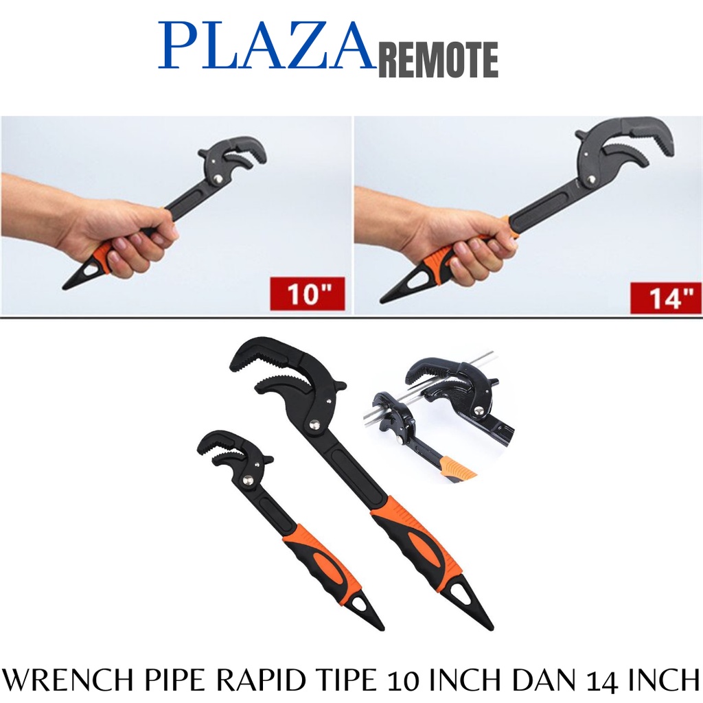 KUNCI PIPA LEDENG WRENCH PIPE  MODEL RAPID BUKAAN 30 MM - 60 MM 15 inch