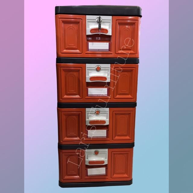 Lemari plastik 4 susun
