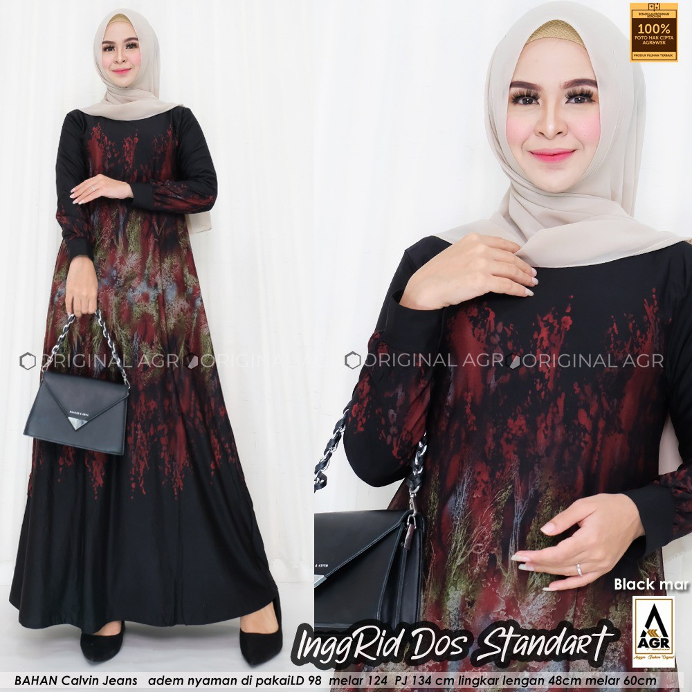 (BISA COD) GAMIS CALVIN JEANS SIZE STANDAR INGGRID DOS