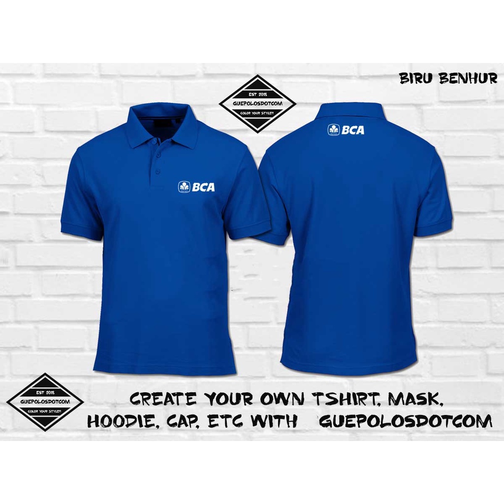 POLO BCA - Poloshirt Bank Central Asia - Polo Bank Central Asia - Poloshirt BCA BUMN - Polo BCA - Ka