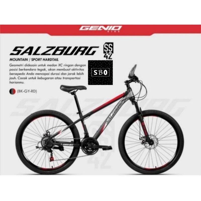 Sepeda MTB 26 Inch Genio Salzburg SS 42 Terbaru
