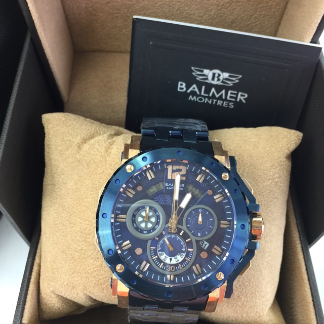 BALMER sapphire tali rantai variasi warna pria B 7935 MR original 100% garansi resmi 1 tahun