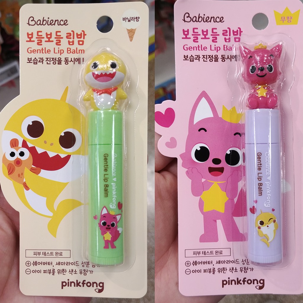 Babience x PinkFong Baby Gentle Lip Balm Pelembab Bibir Anak Kids