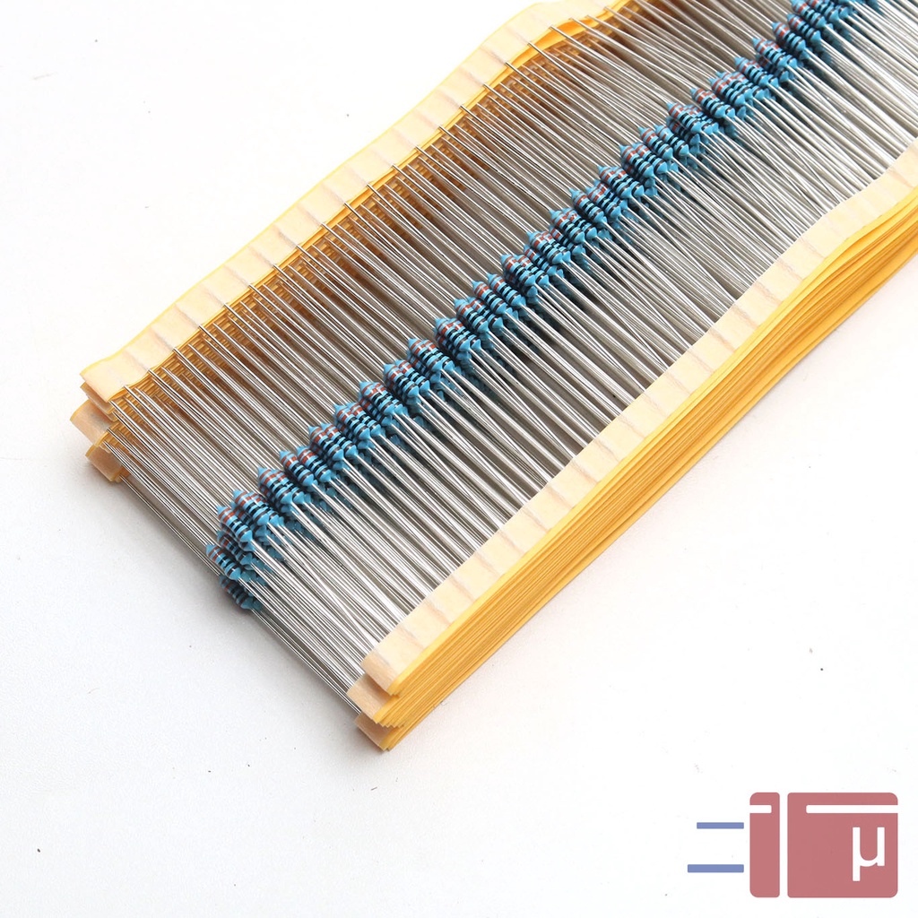 x10 Resistor 330R 330 Ohm 1/4W Metal Film 1% Taiwan Kaki Tembaga