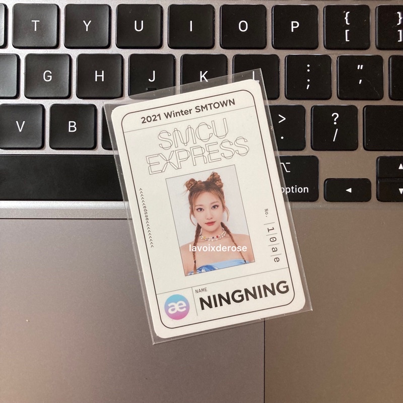 AESPA SMCU NINGNING PASSCARD