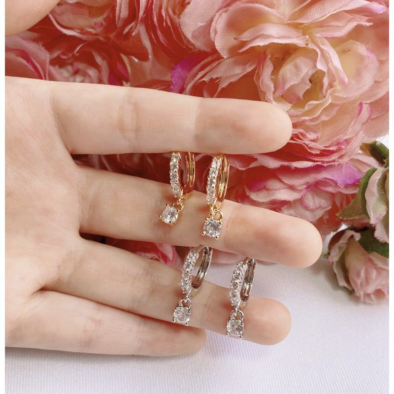 ANTING PERMATA TITANIUM WANITA DEWASA