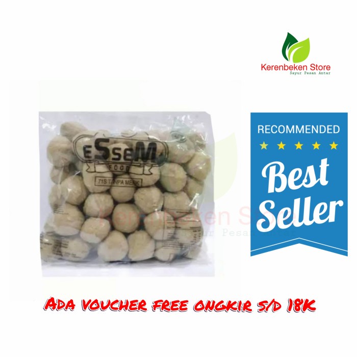 

bakso sapi super polos essem per 10 biji