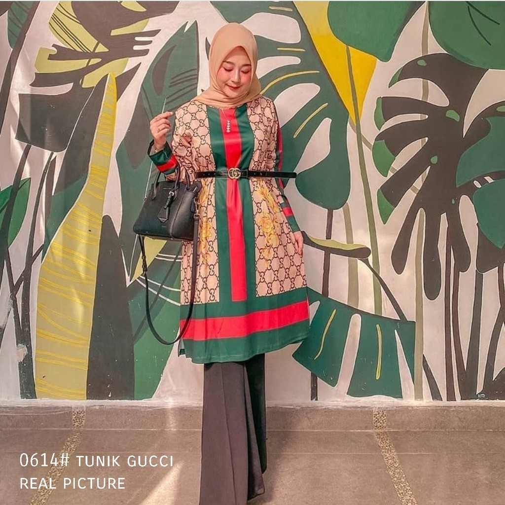 0614 DRESS GUCCI DRES PREMIUM IMPORTIR TERMURAH FASHION Baju Wanita Impor GROSIR MURAH IMPORT