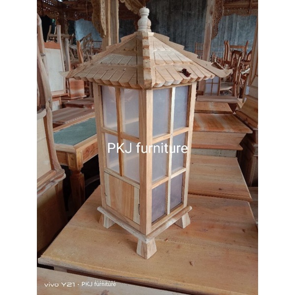 Tempat lampu dekorasi pelaminan / hiasan lampu