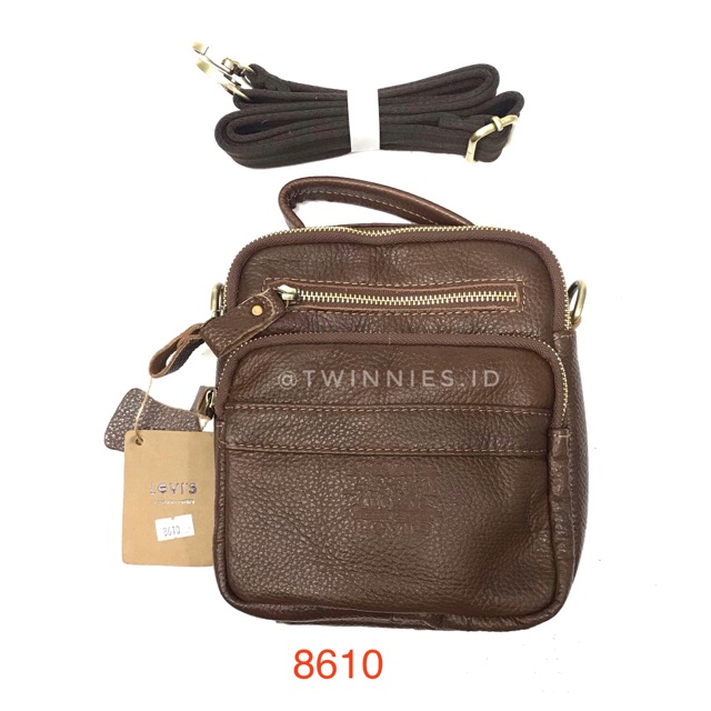 Tas RB KECIL selempang pria kulit import LEVIS 8610
