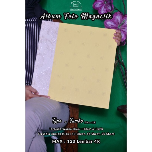 Album Foto Magnetik Jumbo Stiker 12R 10 Sheet