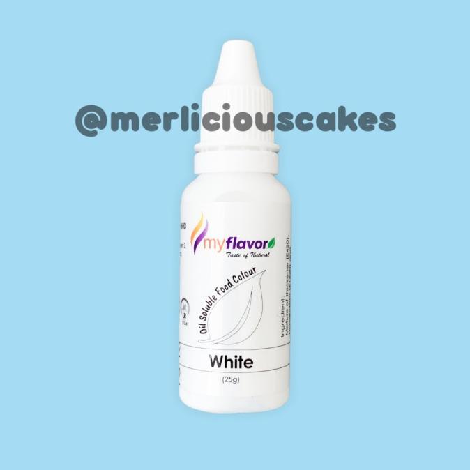 

White Oil My Flavor Food Colour Pewarna Makanan Buttercream DISKON Kode 818