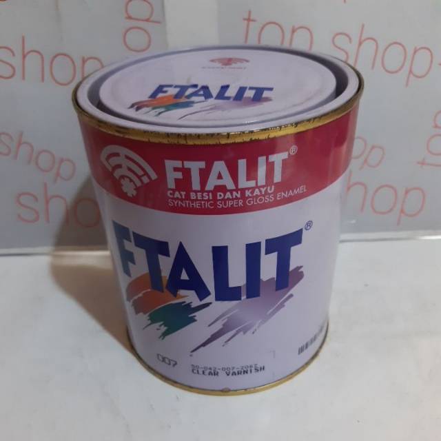 CAT FTALIT KAYU BESI WARNA CLEAR VARNISH 007  ISI 1LITER
