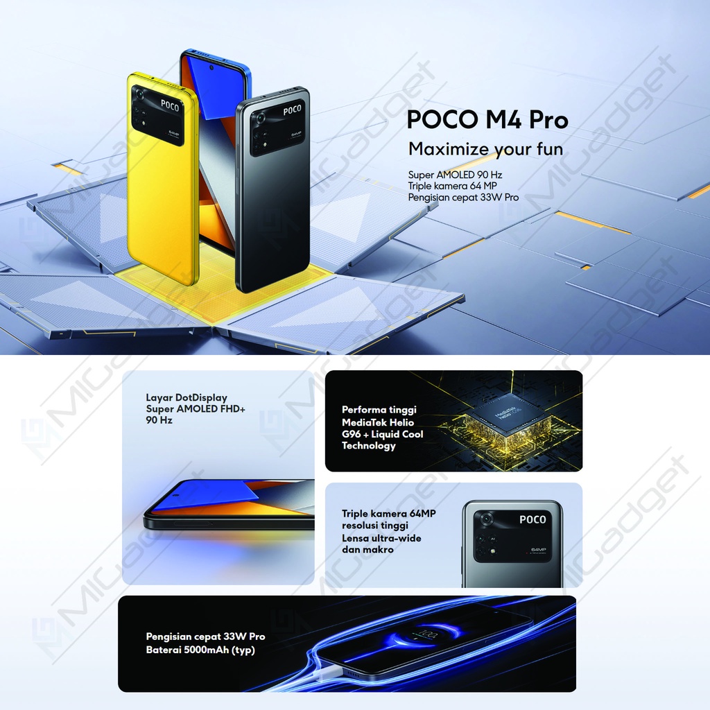 Poco M4 Pro M 4 Pro 8/256 Garansi Resmi