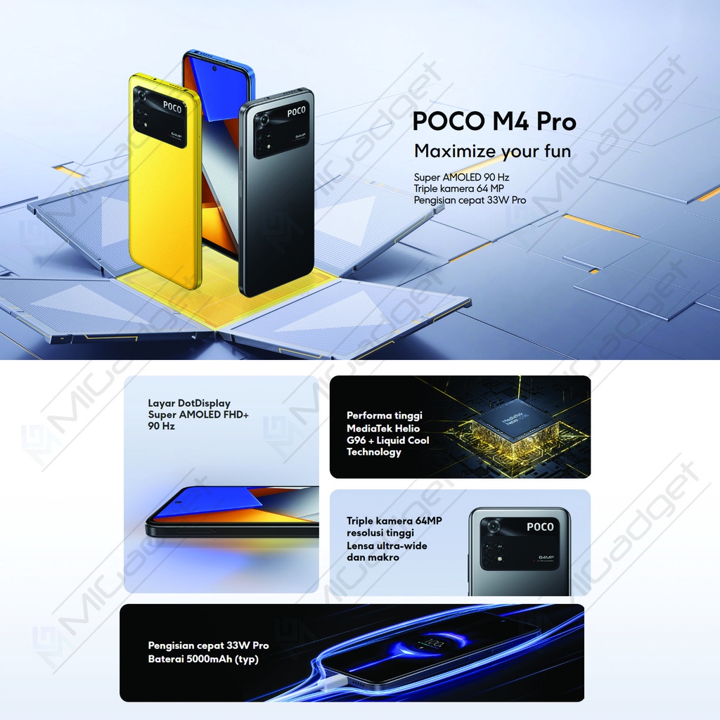 Poco M4 Pro M 4 Pro 6/128 Garansi Resmi