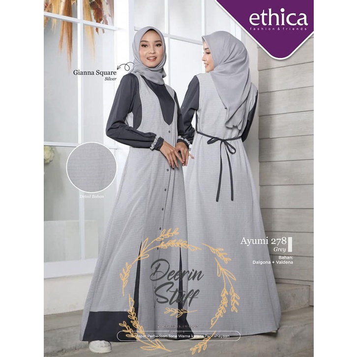 GAMIS ETHICA AYUMI 278 GREY NAVY