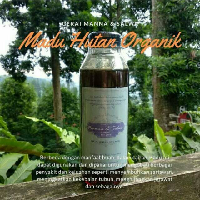 

Madu asli madu hutan organik kemasan 600 gram