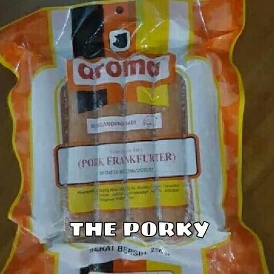 

windytriastuti13 SOSIS BABI PORK FRANKFURTHER AROMA (250gram per pak) TERLARIS TERPERCAYA ORIGINAL