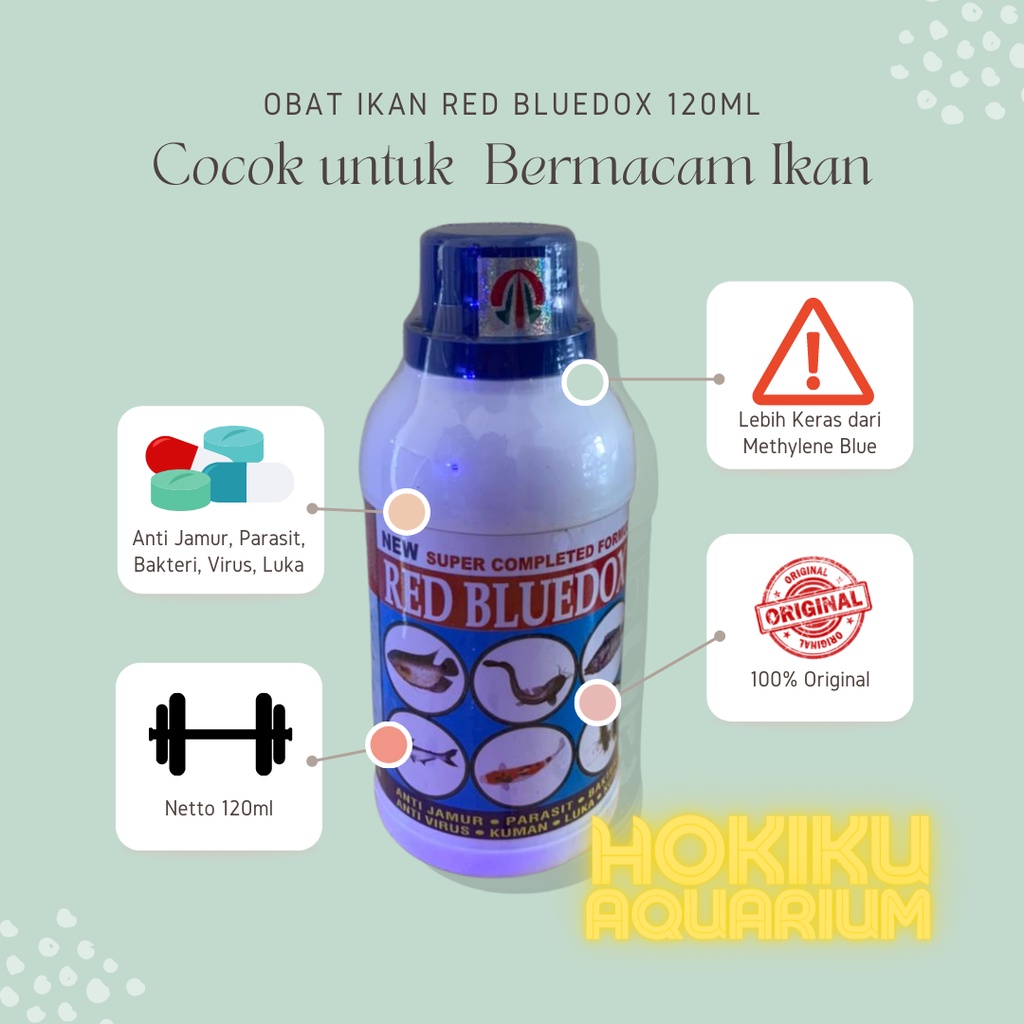 Red Bluedox Obat Ikan 120ml