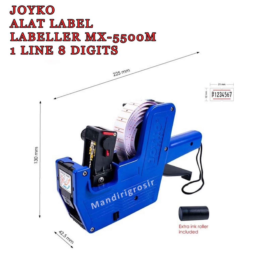 Alat Label * Joyko * Labeller MX-5500M * 1 Line 8 Digits