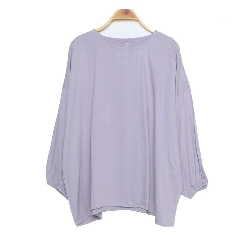 BLOUSE JUMBO RAYON TWILL-Lilac