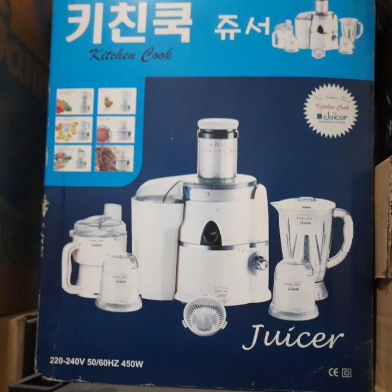 Juicer 7 in 1 Kitchen Cook Ori Made in Korea Kondisi Second Lengkap Mata Pisau Tajam