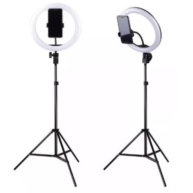 MurmerOfficial R224 RING LIGHT PAKET SUPER LENGKAP 26CM 33CM RGB+ HPHOLDER + TRIPOD 1,6M&amp;2,1M