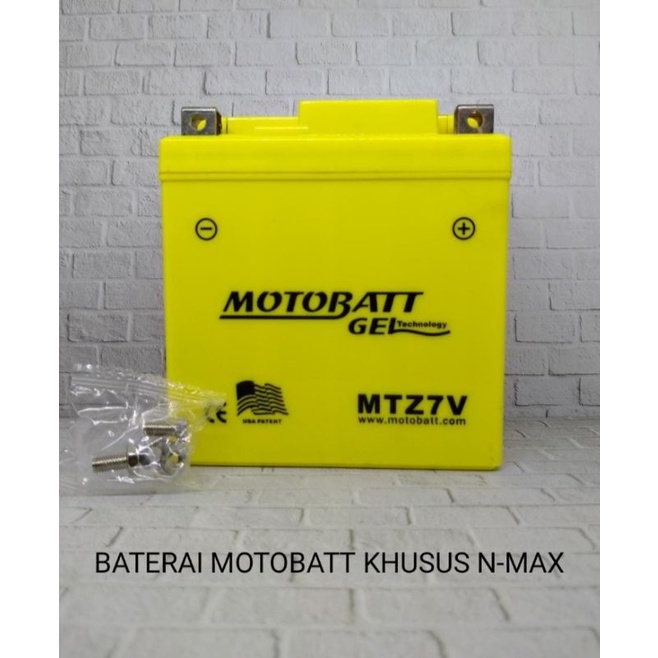 Aki motor Motobatt / Baterai Motobatt MTZ7V Untuk N-Max OLD Nmax New KLX 150 BF 140 SE