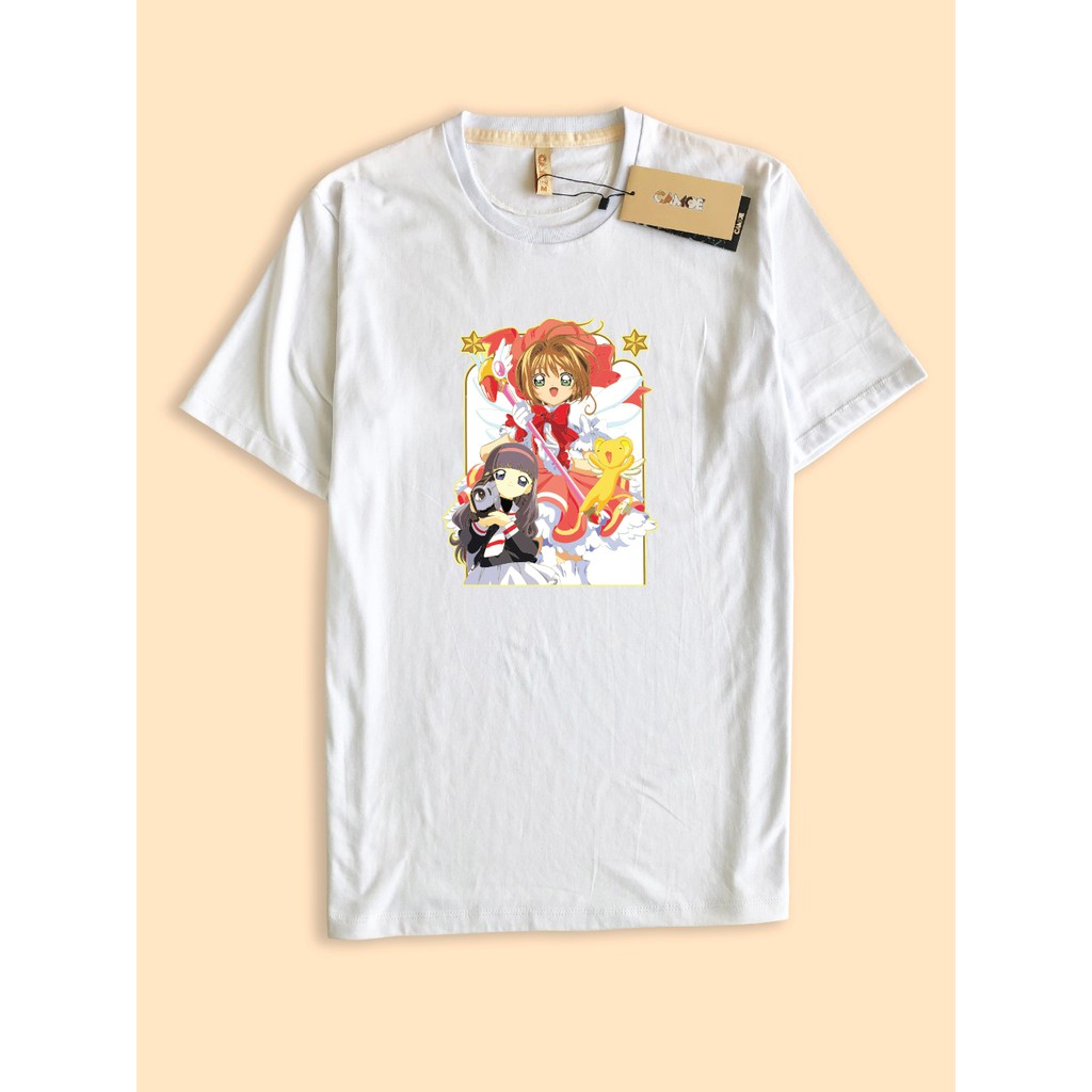 baju kaos tshirt premium sanime sakura cardcaptor chibi