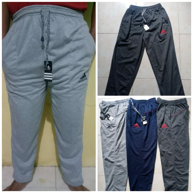 00CELANA TRAINING ADIDAS SUPER DEWASA ALLSIZE BISA BERAT SAMPE 80 KG KANTONG RESLETING CELANA SENAM 