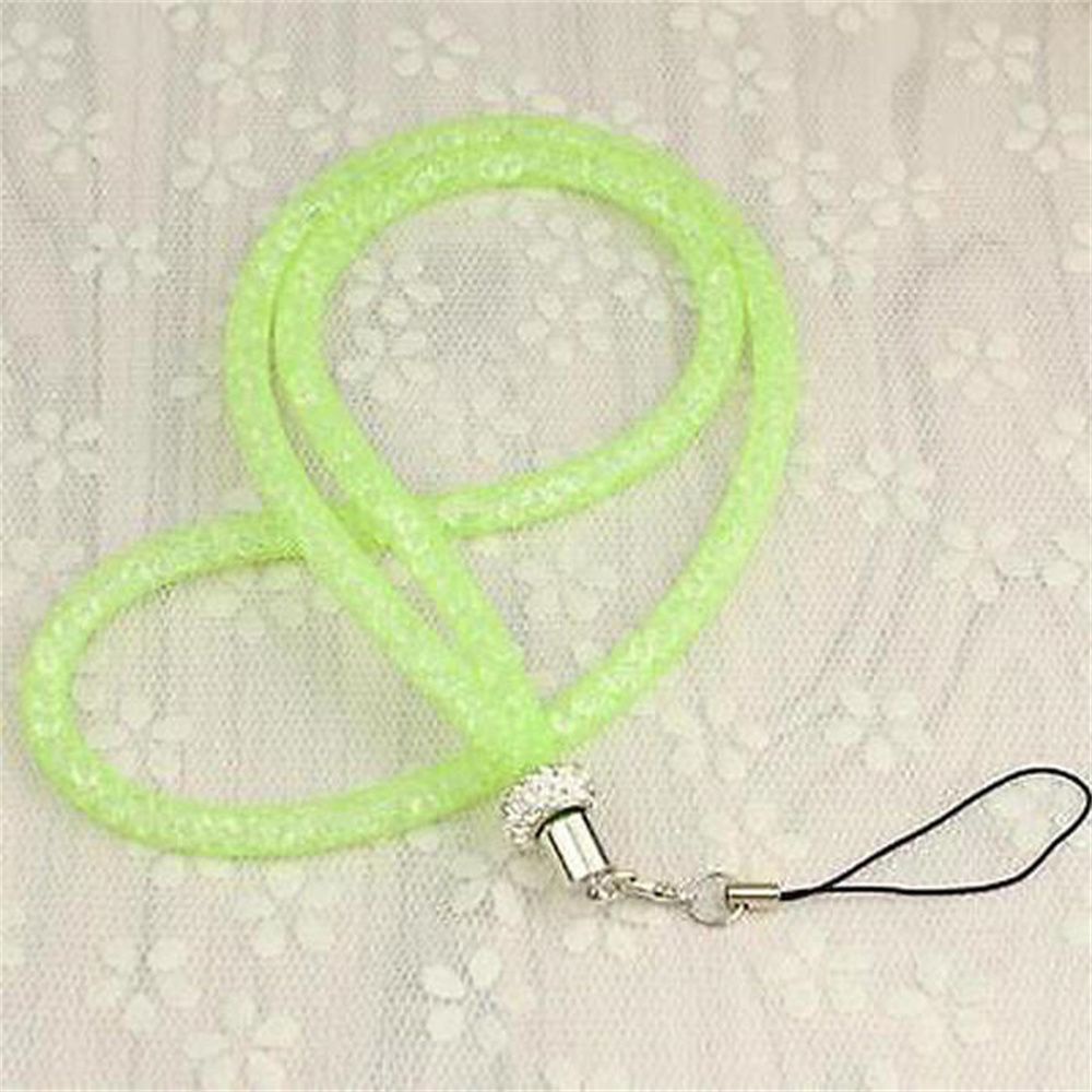 Quinton Tali Lanyard Mesh Kristal Berlian Imitasi Multi Fungsi Anti Maling Holder Handphone / Kunci