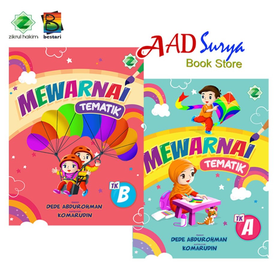 Jual Buku Mewarnai Tematik New Tk A Dan B Shopee Indonesia