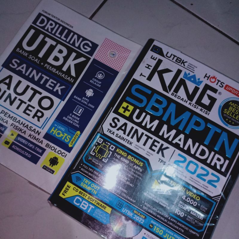 

PRELOVE BUKU THE KING SAINTEK 2022 +DRILLING SOAL SAINTEK