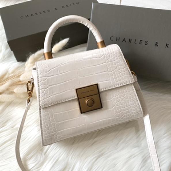 Ck Printed Croco Handle Ori 