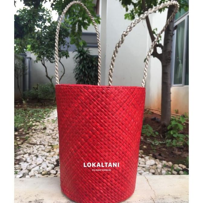 

Tas Keranjang Parcel/Hampers Lebaran/Tas Souvenir Anyaman Polos Deco