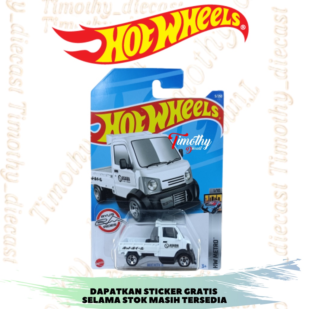 Hot Wheels Mighty K Pickup ASADA Putih HW Metro Timothy Diecast