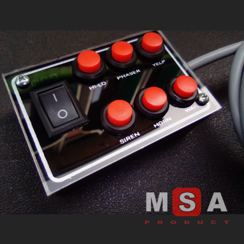 Modul sirine Landun PJR 6 tombol dengan volume