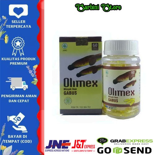 Kapsul minyak ikan gabus albumin Olimex