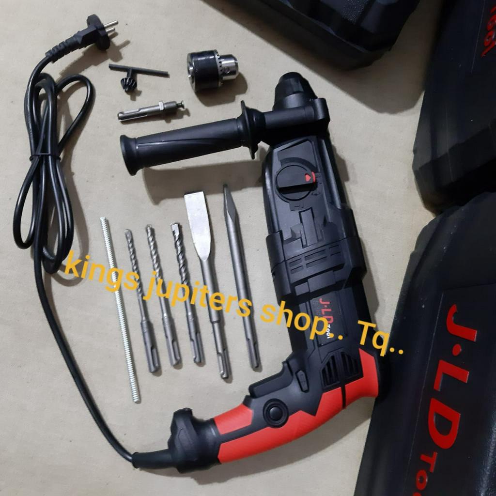 JLD BOR ROTARY HAMMER LISTRIK BETON BESI KAYU BOR drill dril hammer TANGAN BOR LISTRIK JLD