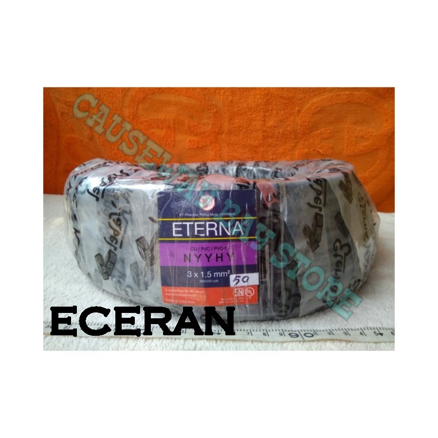KABEL NYYHY 3X1.5 ETERNA ECERAN