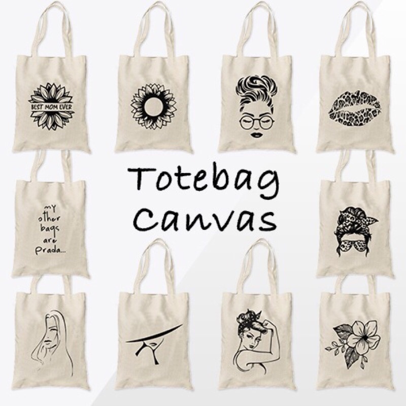 totebag sablon/totebag gambar/totebag murah